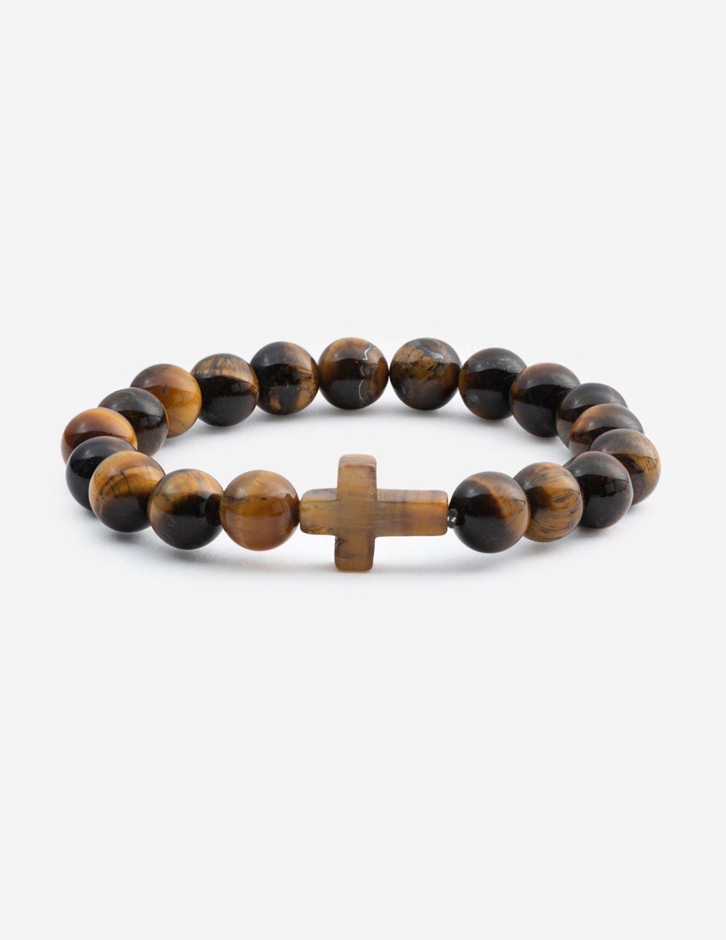 Tiger Eye Cross: Small