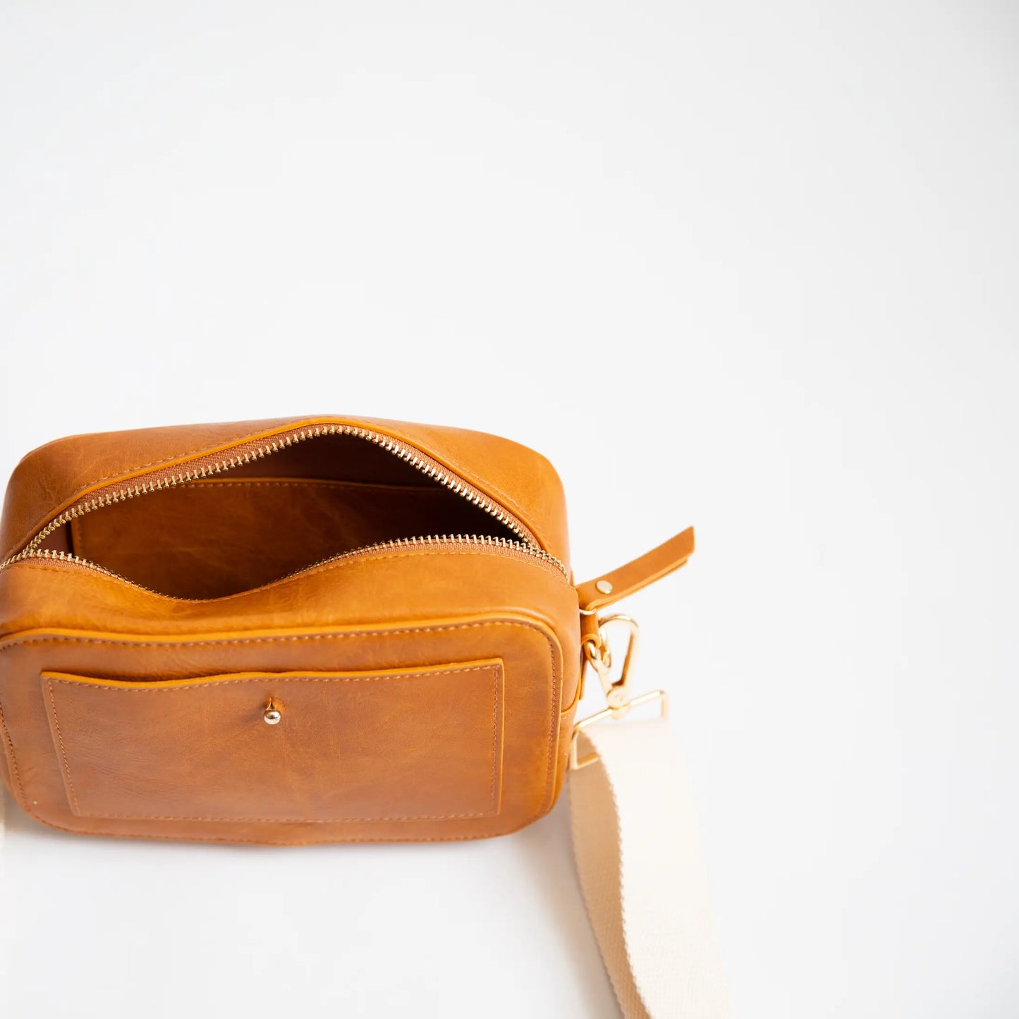 Cognac - Camera Crossbody