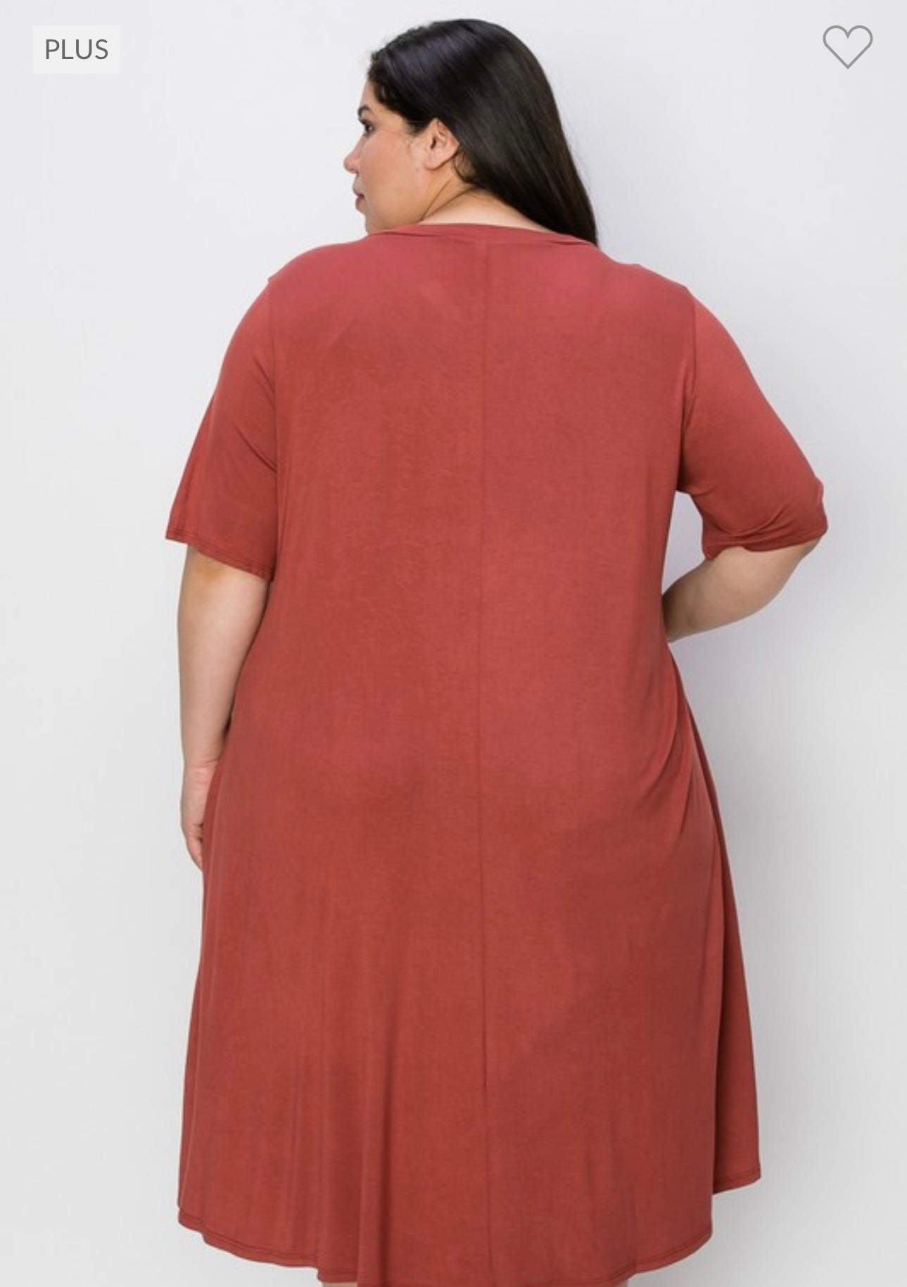 The Peggy Sue Swing Dress - Rusty Mauve