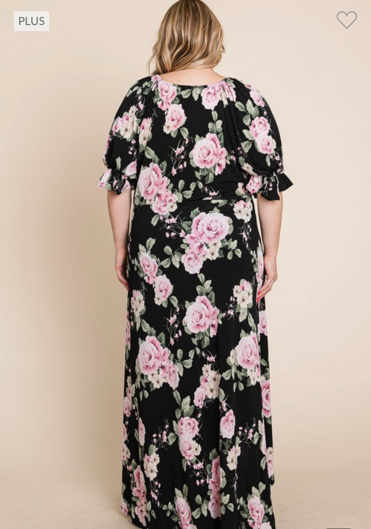 The Hazel Floral High Low Maxi Dress