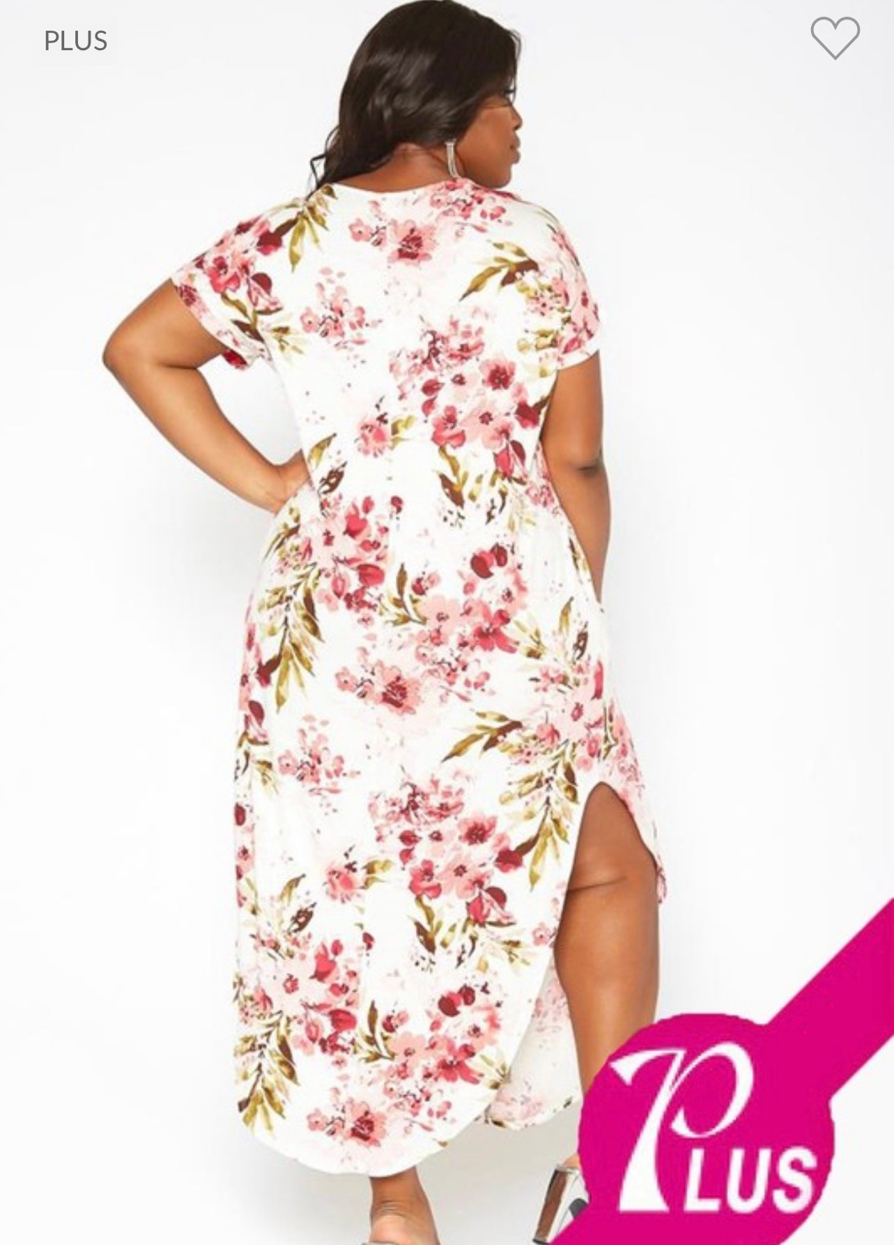 Floral Short Sleeve Maxi