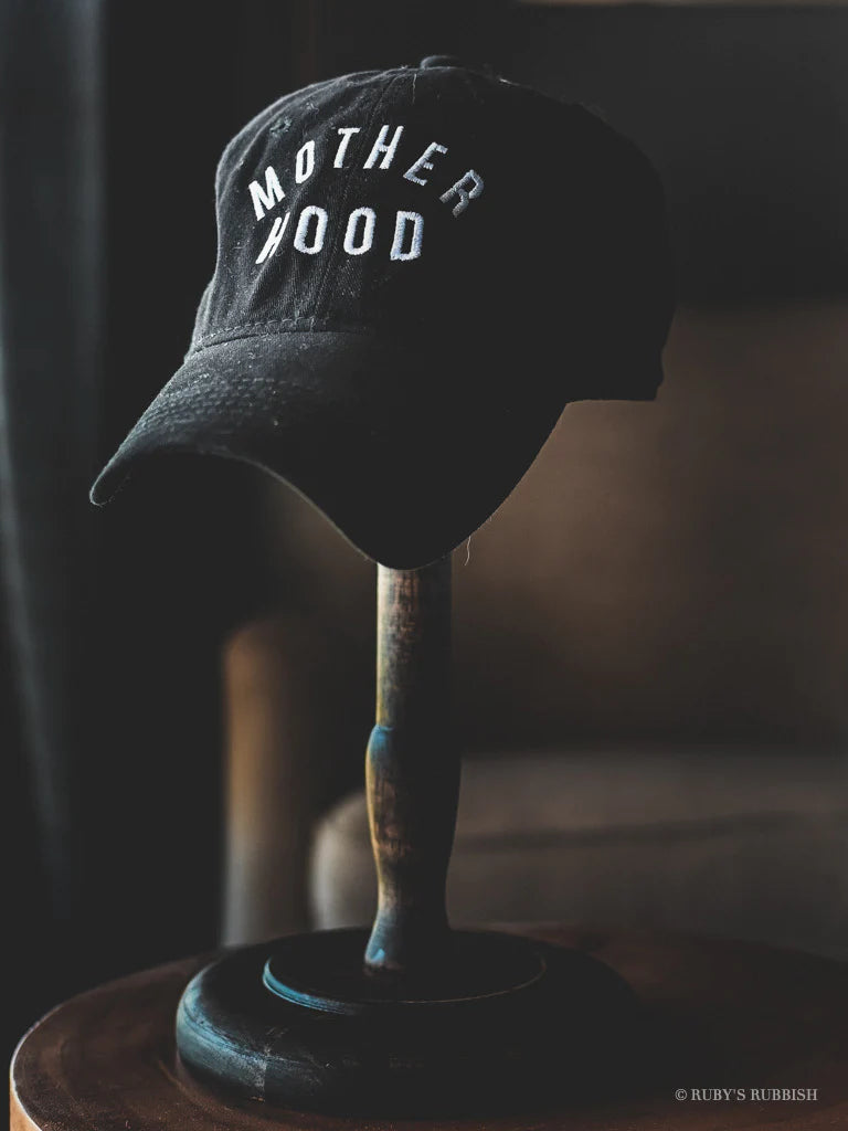 “Motherhood” Hat - Black